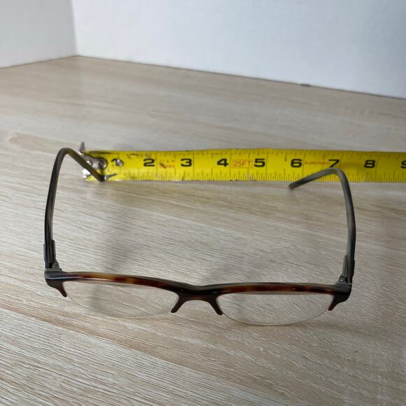 Gucci GG1505 5U2 Eyeglasses Tortoise Brown Half Rim Frames 51-16 135 Italy - Picture 8 of 9